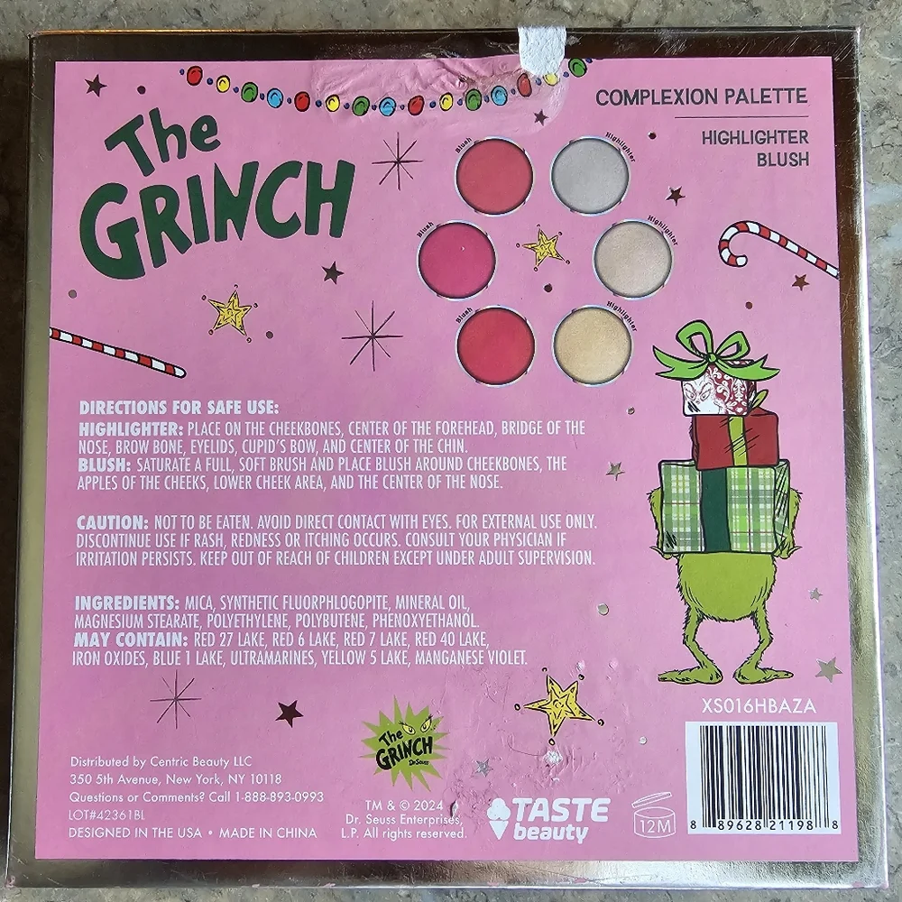 The Grinch Complexion Palette